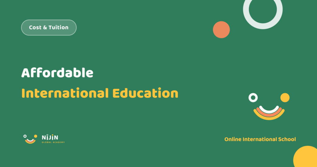 Key visual for affordable international education for your child, the cover image for the cost and tuition category