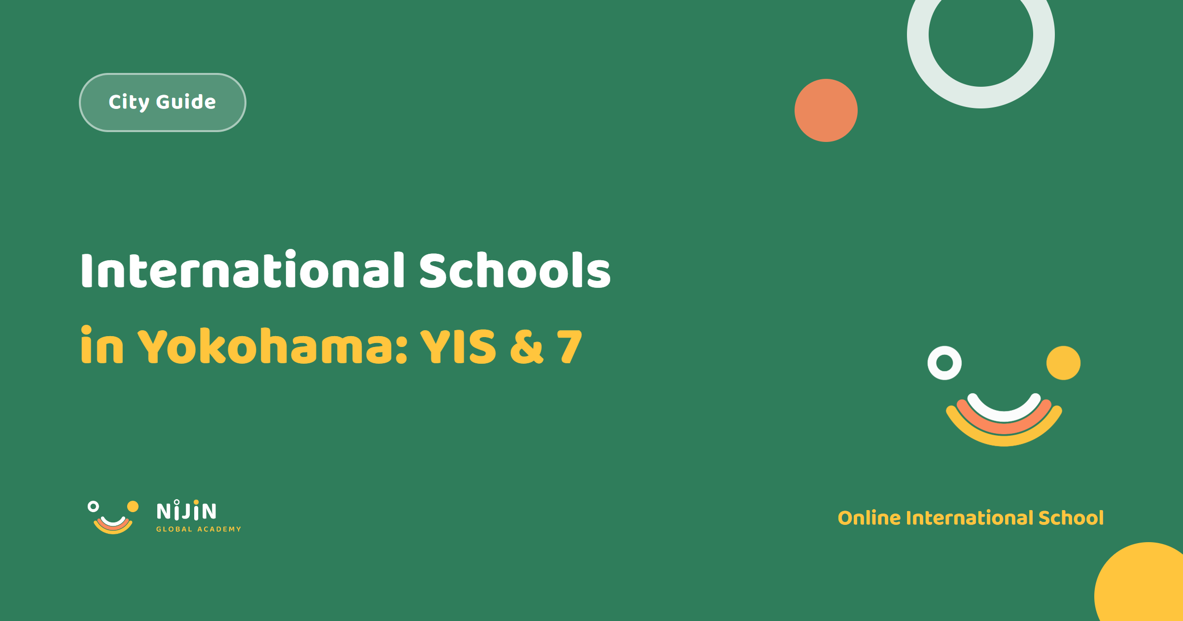 Key visual for a guide to Yokohama International School fees and 7 schools compared