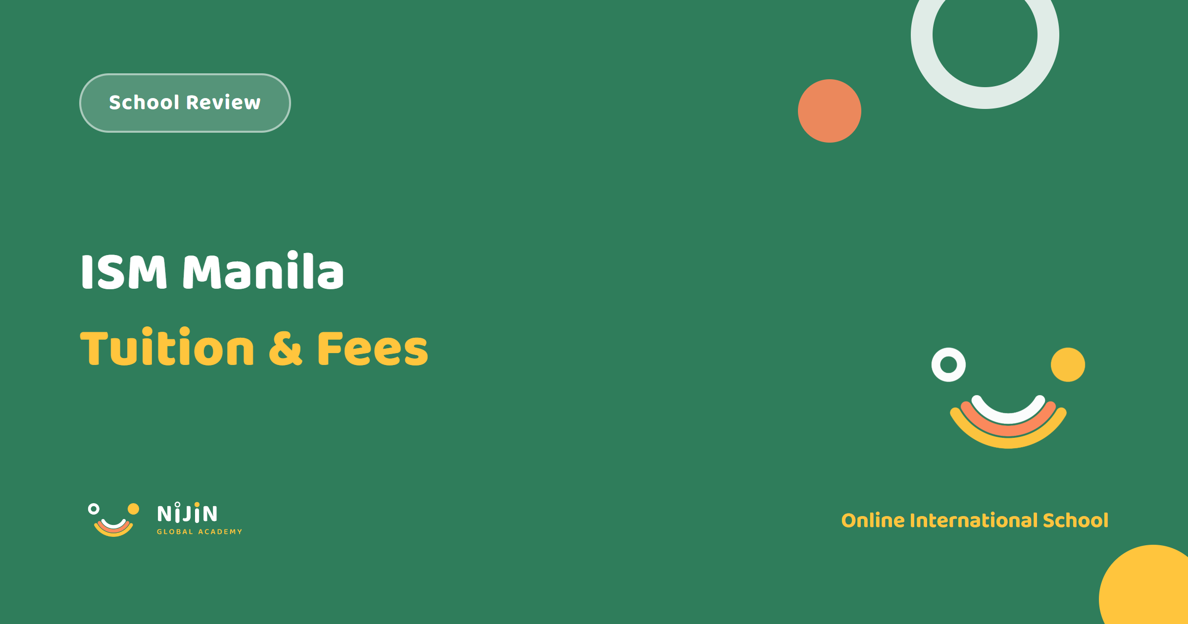International School Manila tuition and fees 2026–27