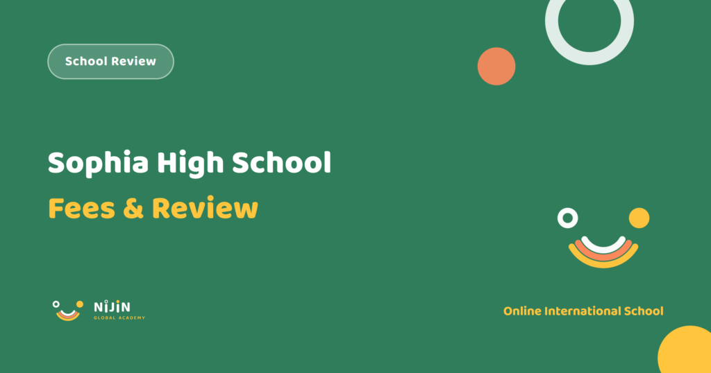 Sophia High School fees and review 2026–27